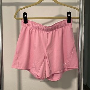 Womens Nike Dri-fit Shorts Pink Sz S